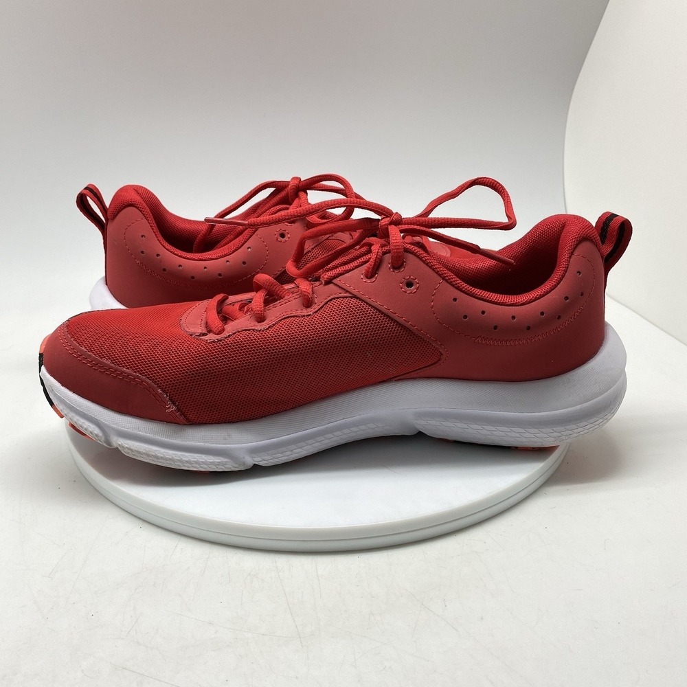 Under Armour Sneakers Mens 9.5 Charged Assert 10 Red 3026175-600 Athletic Shoes - Picture 7 of 10